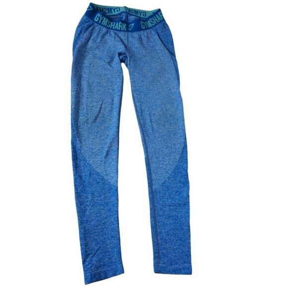 Gymshark Leggings Womens Size Small Blue Ombre Workout - Picture 3 of 4
